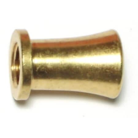 Midwest Fastener 1/8IP x 1" Brass Risers 4PK 64585